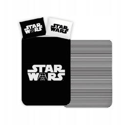 Star Wars pościel licencyjna 140x200 czarna dla chłopca