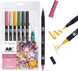 Tombow ABT Dual Brush Pen Set Manga Aquarelle