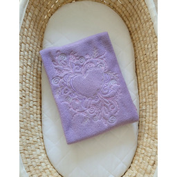 Kocyk polarowy dla niemowląt - Chic fioletowy