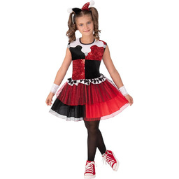 Rubies DC Super Villains Harley Quinn kostium dziecięcy,