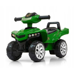 MILLY MALLY Jeździk Monster Military Zielony