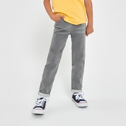 Sinsay - Jeansy jogger - Jasny szary