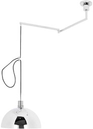 Lampa loft wisząca ROTA 360 srebrny chrom JD8998