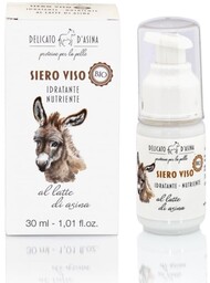 Nawilżające Serum Liftingujące do Twarzy z Mlekiem Oślim,