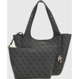 GUESS Czarna shopperka damska Calista 2 In 1