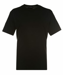 T-shirt Gładki Czarny ESPIONAGE Duże Rozmiary