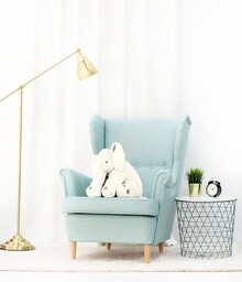 Słonik 50cm, biały, Miś Gustaw