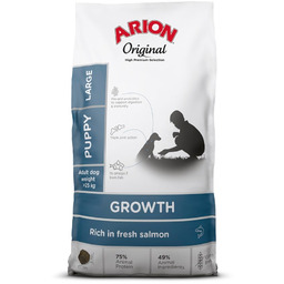 ARION Original Growth Puppy Large ze świeżym łososiem