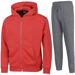 4F OCIEPLANY CHĹOPIÄCY DRES KOMPLET BLUZA ROZPINANA SPODNIE