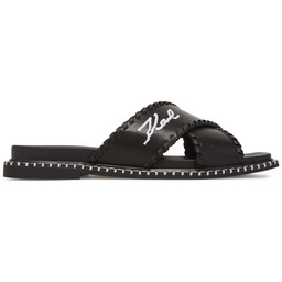Klapki KARL LAGERFELD Kleo KL81372 Czarny