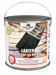 Colorit Lakier Akrylowy Do Drewna Połysk 2,5L
