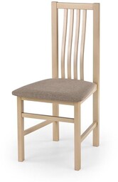 Krzesło tapicerowane Paweł tkanina Inari 23 beżowa, drewno