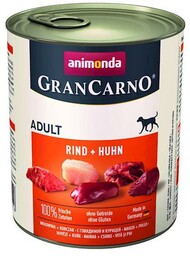 ANIMONDA GranCarno Adult Dog smak: Wołowina + kurczak