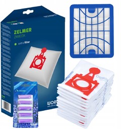 FILTR HEPA+WORKI DO ZELMER JUPITER SOLARIS+ZAPACH