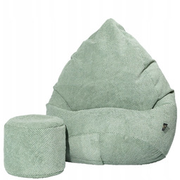 Pufa Worek Sako 90x120 Welur Dot Fotel Siedzisko/scandi