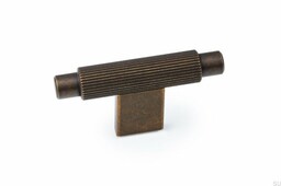 Gałka meblowa T-Bar Arpa Aluminiowa Rustykalna Złota