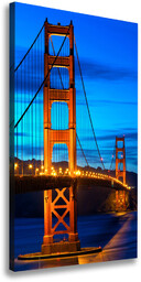 Foto obraz na płótnie pionowy Most San Francisco