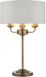 Stołowa lampa vintage Highclere 98932 Endon do sypialni