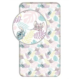 Jerry Fabrics Prześcieradło bawełniane z gumką 90x200 Lilo