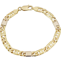 Bransoletka Złota Męska Pełna 6,50 mm pr 585