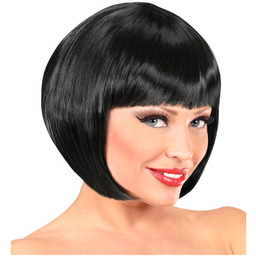 Czarna peruka Chanel