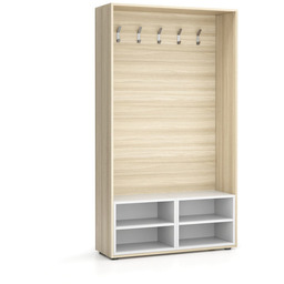 Wieszak ścienny BORDER z półką na buty, 5