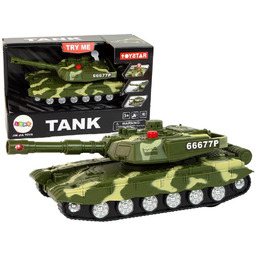 Czołg Militarny Napęd Frykcyjny Dźwięk Światła