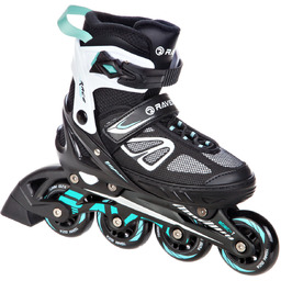 Rolki z wymienną płozą Raven Advance (black/mint)