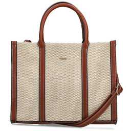 Rieker H1013-60 BEIGE torebka damska EKO ecru