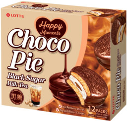 Choco Pie Black Sugar Milk Tea, całe pudełko