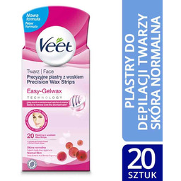 VEET_Easy-Gelwax precyzyjne plastry z woskiem do depilacji twarzy