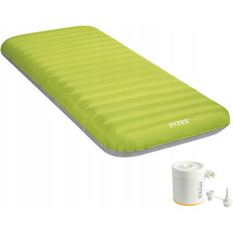 Materac Dmuchany Intex Mata Kemping Namiot 191x76x17cm