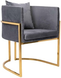 Fotel CHLOE VELVET ciemny szary MSE011000303.V23 - King
