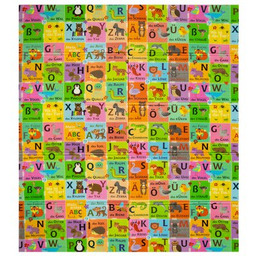 HUMBI Mata edukacyjna Niemiecki alfabet wieś 180 x