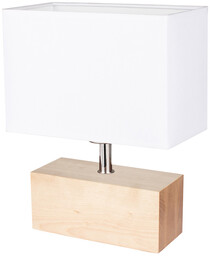Theo Lampa Stołowa 1xE27 Max.25W Brzoza/Czarny/Biały 7462160