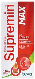 Supremin MAX syrop 1,5 mg/ml, 150 ml