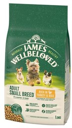 JAMES WELLBELOVED Karma dla psa Adult Monobiałkowa Małe