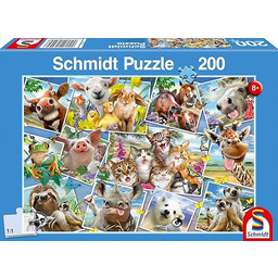 Schmidt Games 56294 Animal Selfies, 200 Pieces Children''s