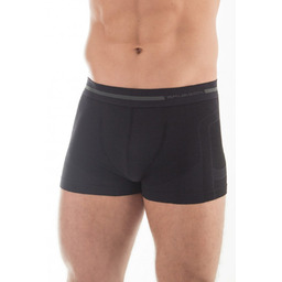 Bokserki męskie Brubeck Comfort Wool BX10430 Czarny
