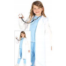 Strój Lekarz Kitel Doktor Chirurg Naukowiec 10-12 Lat