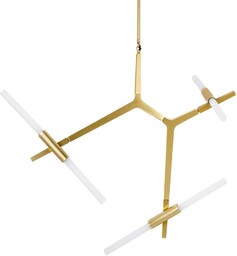 Lampa nad stół stylowa wisząca CANDELABR 6 złota