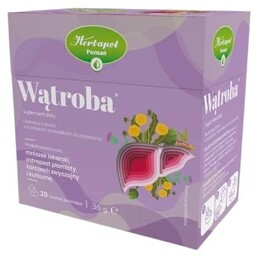 Herbapol Wątroba herbatka ziołowa, 20 szt.