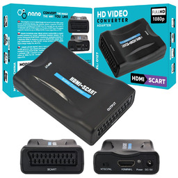 Adapter Konwerter Hdmi Na Do Av Euro Scart