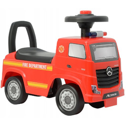 Jeździk Ciężarówka Mercedes Actros na Licencji Czerwony