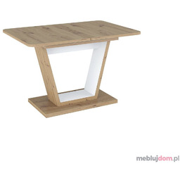 Stół rozkładany NIGEL Signal 80x120-160, Dąb biały