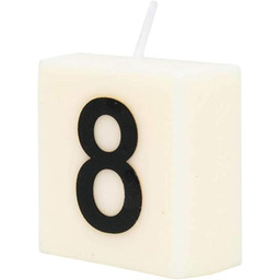 PD-Party 7040008 Scrabble Typ Świeca Numeryczna Impreza Dekoracje