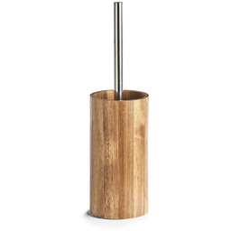 ZELLER Pojemnik na szczotkę wc + szczotka, drewno