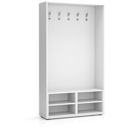 Wieszak ścienny BORDER z półką na buty, 5