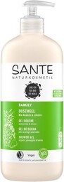 SANTE Naturkosmetik Odświeżający żel pod prysznic o zapachu