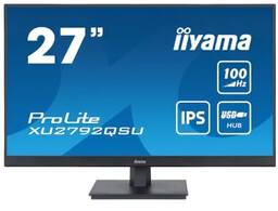 Monitor 27 cali ProLite XU2792QSU-B6 IPS,QHD,100Hz,HDMI,DP,4xUSB3.2,SLIM